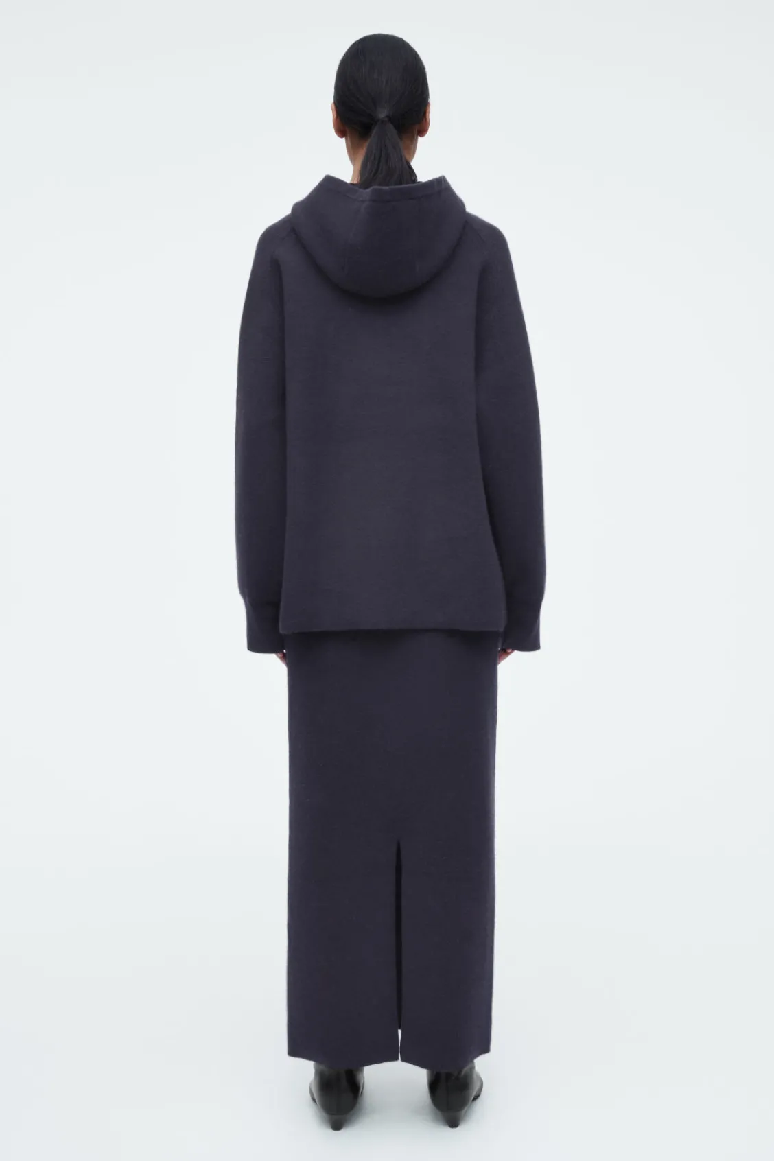 COS DOUBLE-FACED WOOL MAXI SKIRT-Women Skirts | Sweaters & Cardigans
