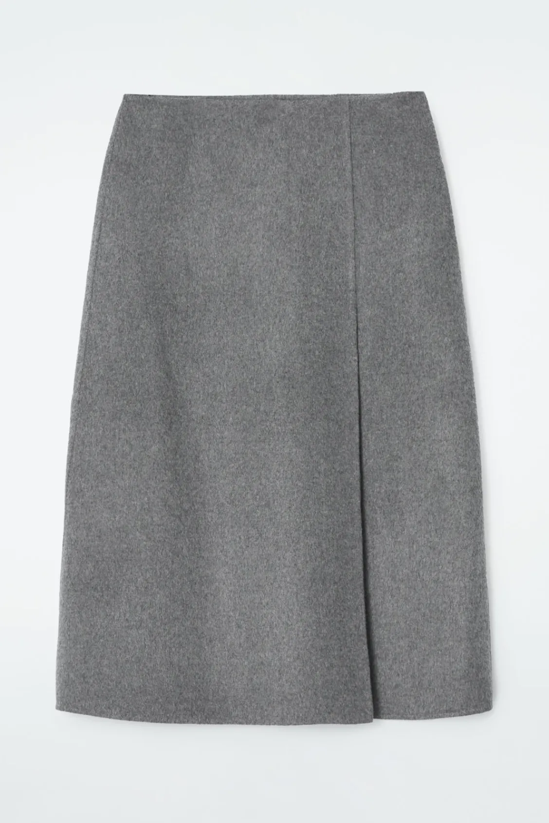 COS DOUBLE-FACED WOOL MIDI SKIRT-Women Skirts