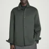 COS DOUBLE-FACED WOOL OVERSHIRT- Shirts | Coats & Jackets