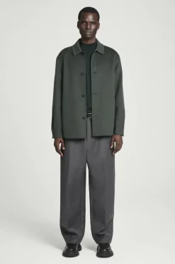 COS DOUBLE-FACED WOOL OVERSHIRT- Shirts | Coats & Jackets