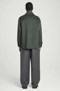 COS DOUBLE-FACED WOOL OVERSHIRT- Shirts | Coats & Jackets