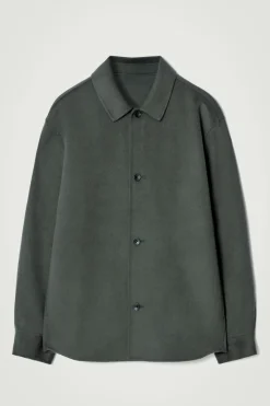 COS DOUBLE-FACED WOOL OVERSHIRT- Shirts | Coats & Jackets
