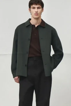 COS DOUBLE-FACED WOOL OVERSHIRT- Shirts | Coats & Jackets