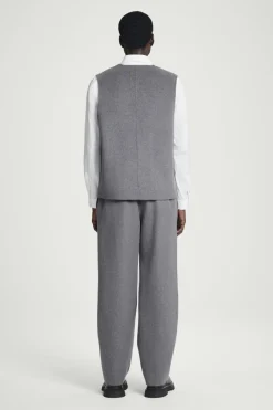 COS DOUBLE-FACED WOOL PANTS- Matching Sets | Pants