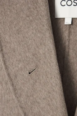 COS DOUBLE-FACED WOOL PEA COAT-Women Coats & Jackets