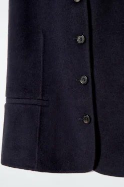 COS DOUBLE-FACED WOOL VEST-Women Vests & Tailoring | Coats & Jackets