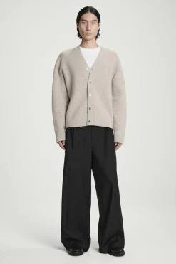 COS DOUBLE-FACED WOOL V-NECK CARDIGAN- Sweaters & Cardigans