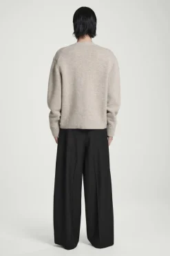 COS DOUBLE-FACED WOOL V-NECK CARDIGAN- Sweaters & Cardigans