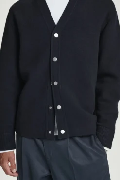 COS DOUBLE-FACED WOOL V-NECK CARDIGAN- Sweaters & Cardigans