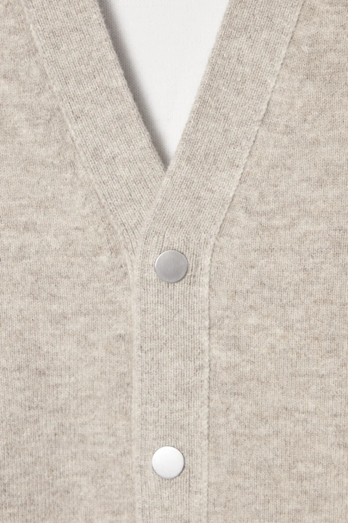COS DOUBLE-FACED WOOL V-NECK CARDIGAN- Sweaters & Cardigans