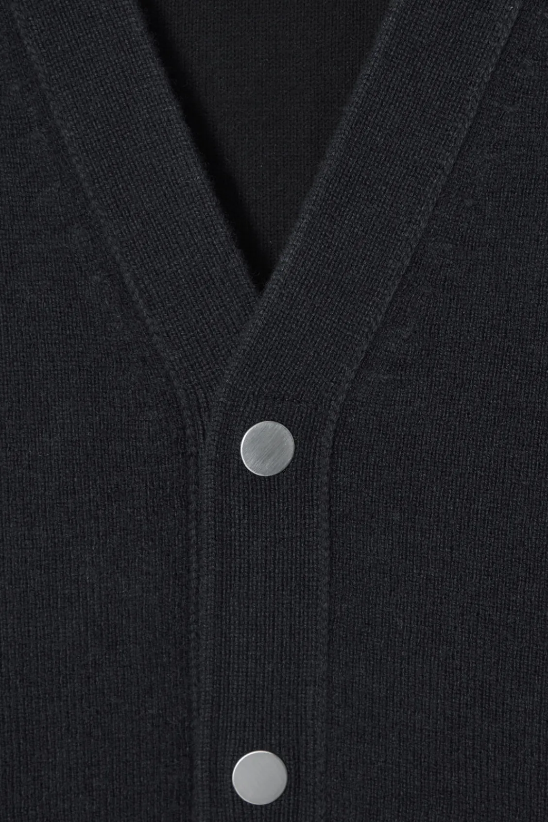 COS DOUBLE-FACED WOOL V-NECK CARDIGAN- Sweaters & Cardigans