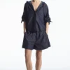 COS DRAWSTRING DENIM SHORTS-Women Pants