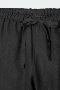 COS DRAWSTRING LINEN PANTS-Women Pants