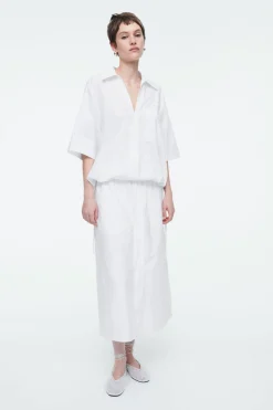 COS DRAWSTRING MIDI SKIRT-Women Skirts