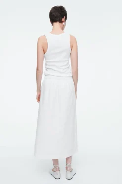 COS DRAWSTRING MIDI SKIRT-Women Skirts
