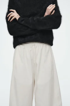 COS ELASTICATED BARREL-LEG PANTS-Women Pants