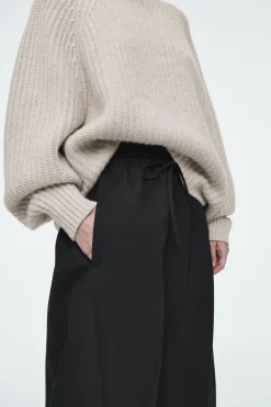COS ELASTICATED BARREL-LEG PANTS-Women Pants