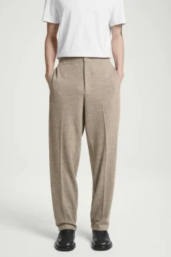 COS ELASTICATED BOILED-WOOL PANTS- Matching Sets | Pants