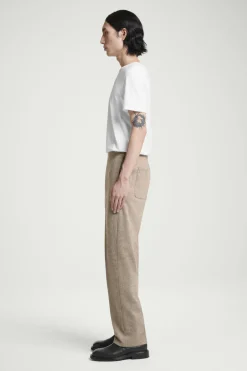 COS ELASTICATED BOILED-WOOL PANTS- Matching Sets | Pants