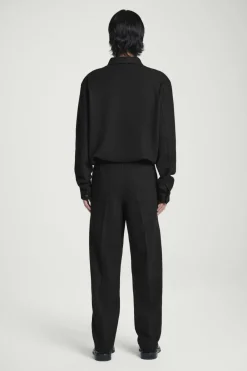 COS ELASTICATED BOILED-WOOL PANTS- Pants