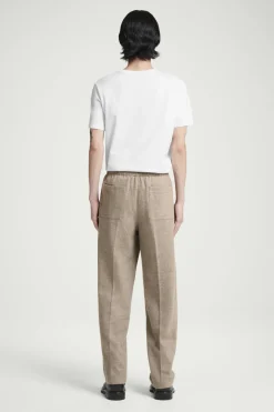 COS ELASTICATED BOILED-WOOL PANTS- Matching Sets | Pants