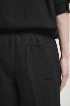 COS ELASTICATED BOILED-WOOL PANTS- Pants