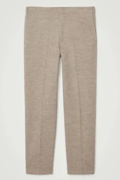 COS ELASTICATED BOILED-WOOL PANTS- Matching Sets | Pants