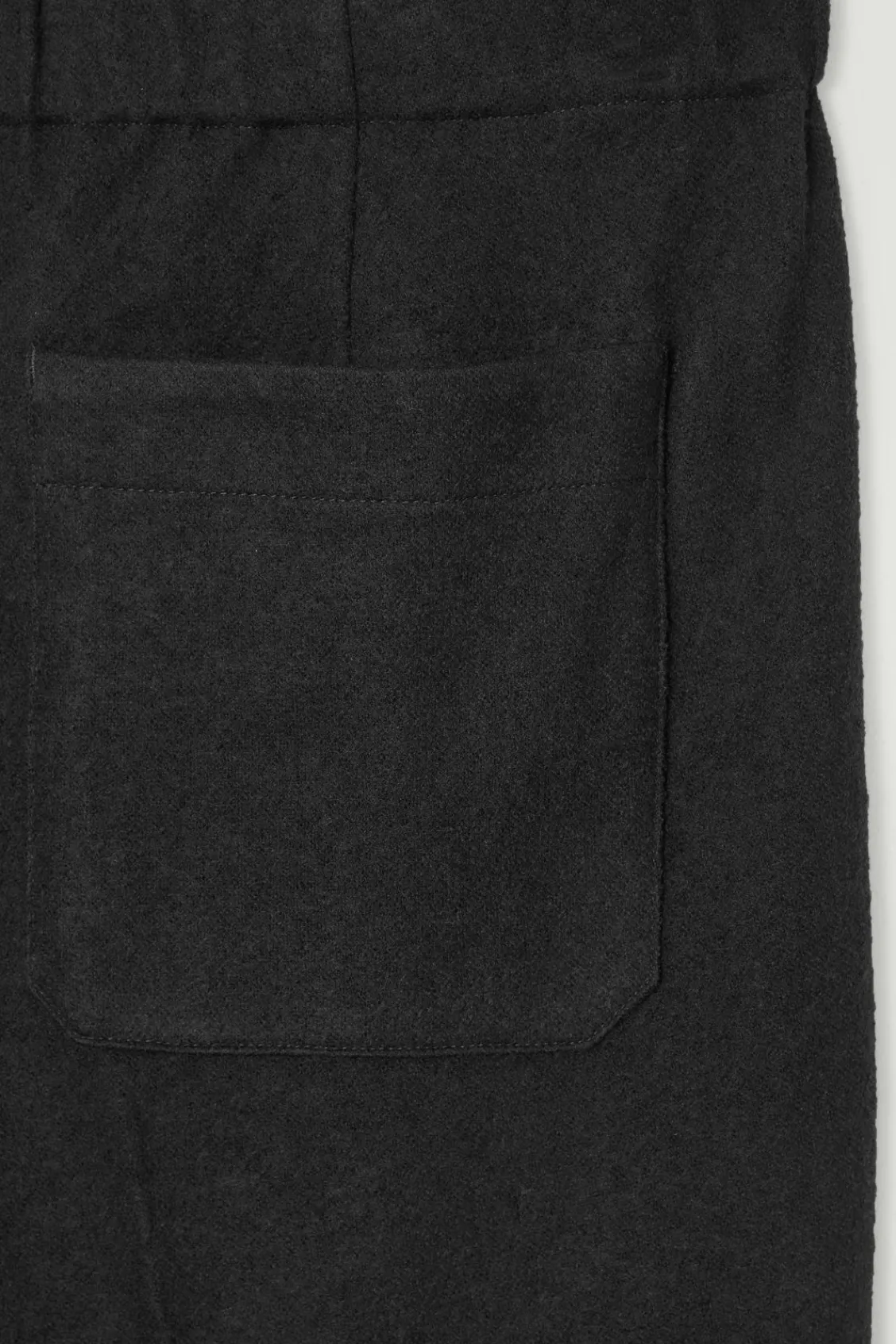 COS ELASTICATED BOILED-WOOL PANTS- Pants