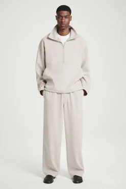 COS ELASTICATED CORDUROY-JERSEY PANTS- Matching Sets | Pants