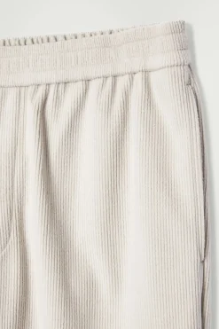 COS ELASTICATED CORDUROY-JERSEY PANTS- Matching Sets | Pants