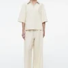 COS ELASTICATED COTTON CULOTTES-Women Pants