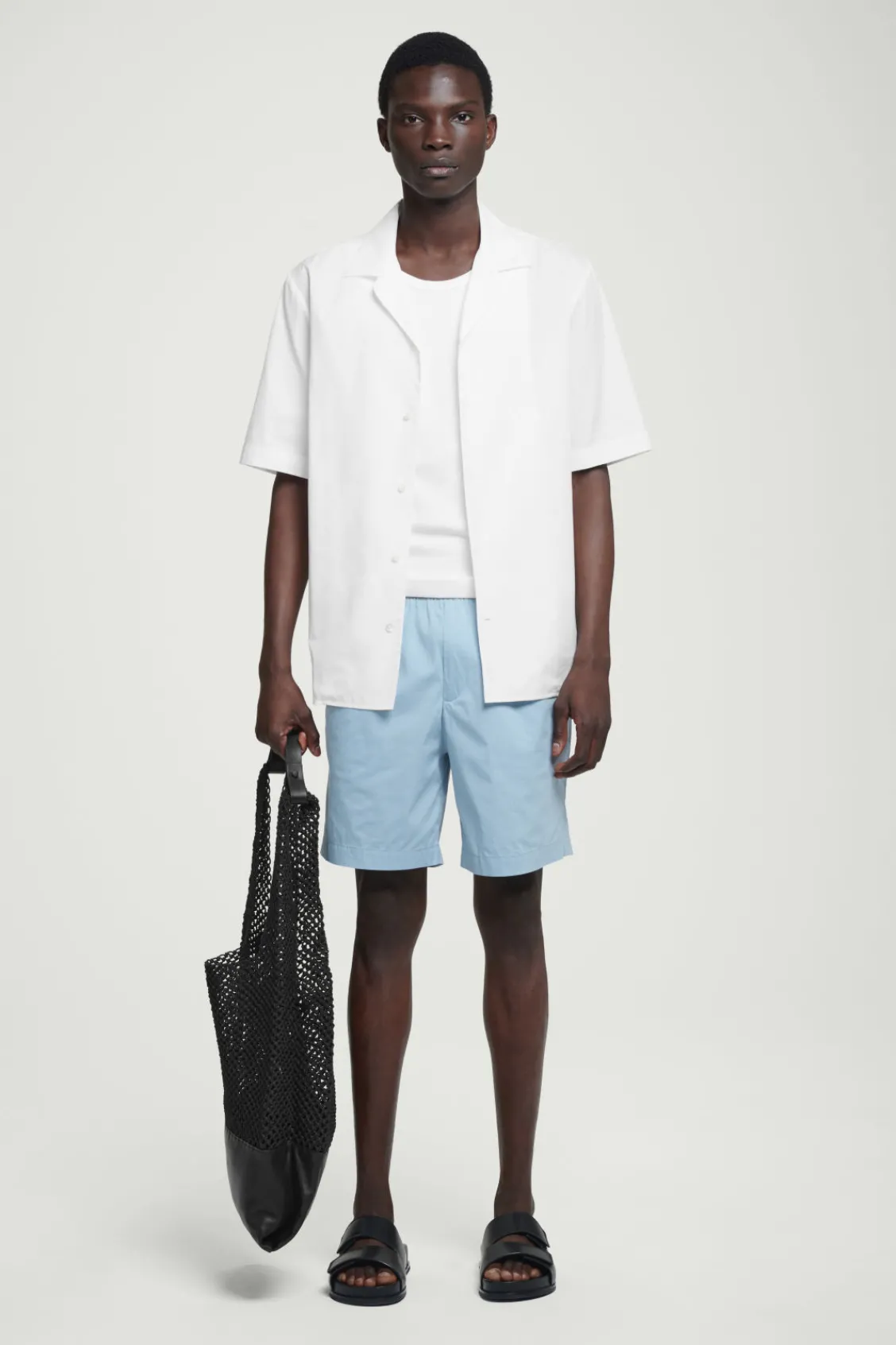 COS ELASTICATED COTTON-BLEND SHORTS- Matching Sets | Pants