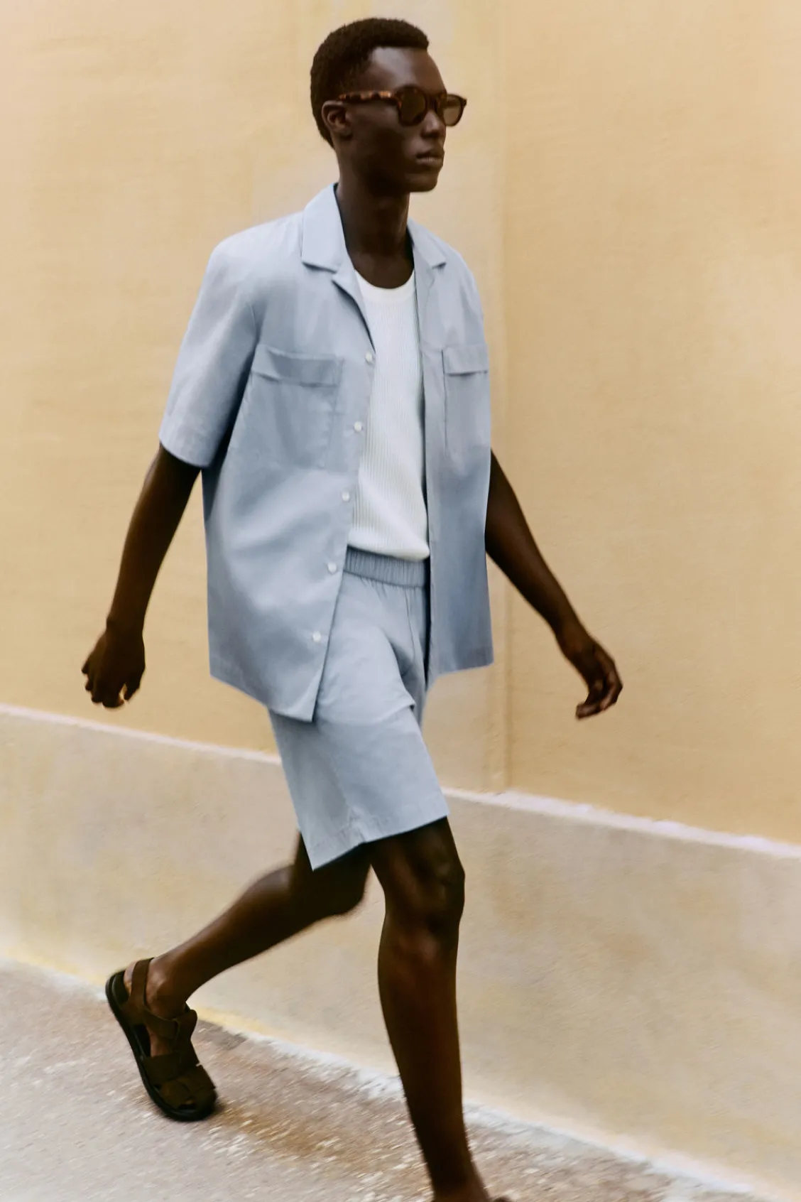 COS ELASTICATED COTTON-BLEND SHORTS- Matching Sets | Pants
