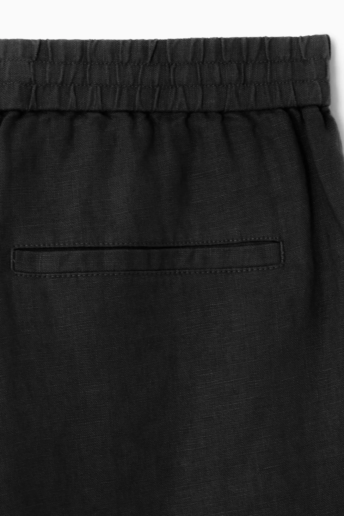 COS ELASTICATED LINEN SHORTS- Pants