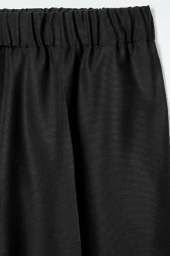 COS ELASTICATED STRAIGHT-LEG PANTS-Women Pants