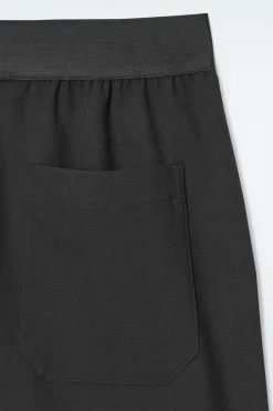 COS ELASTICATED TAILORED WOOL PANTS-Women Pants