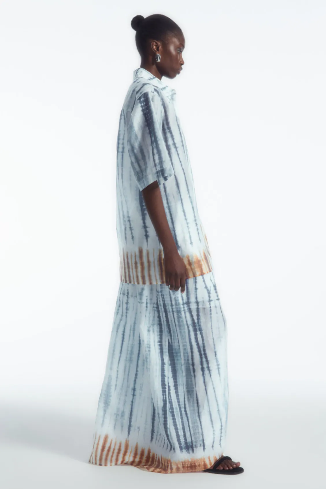 COS ELASTICATED WIDE-LEG PANTS-Women Pants