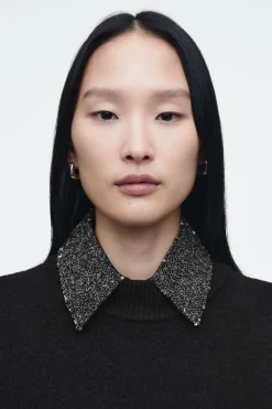 COS EMBELLISHED BIB COLLAR-Women Capes & Hybrids | Hats & Scarves