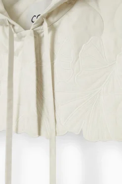 COS EMBROIDERED QUILTED HOOD-Women Hats & Scarves | Capes & Hybrids
