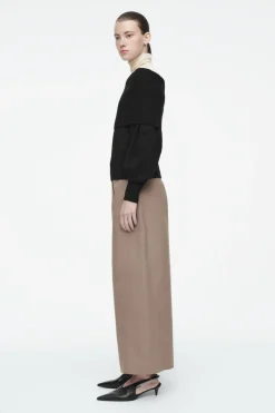COS EXAGGERATED COTTON CULOTTES-Women Pants