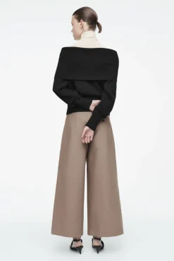 COS EXAGGERATED COTTON CULOTTES-Women Pants