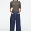 COS EXTRA WIDE-LEG DRAWSTRING DENIM PANTS-Women Pants | Jeans