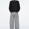COS FACADE STRAIGHT-LEG JEANS-Women Jeans | Pants