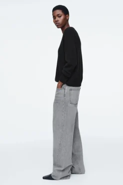 COS FACADE STRAIGHT-LEG JEANS-Women Jeans | Pants