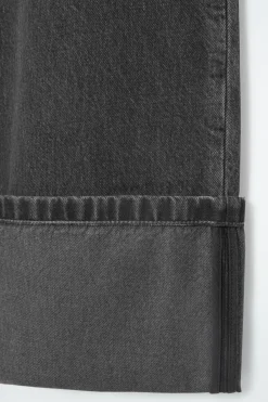 COS FACADE TURN-UP STRAIGHT-LEG JEANS-Women Jeans | Pants
