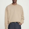 COS FADED MOCK-NECK SWEATSHIRT- Sweatshirts & Hoodies