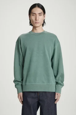 COS FADED MOCK-NECK SWEATSHIRT- Sweatshirts & Hoodies