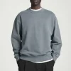 COS FADED MOCK-NECK SWEATSHIRT- Sweatshirts & Hoodies