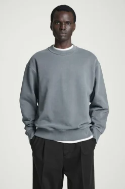 COS FADED MOCK-NECK SWEATSHIRT- Sweatshirts & Hoodies