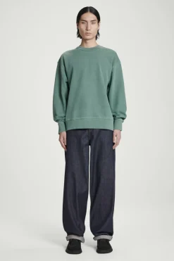 COS FADED MOCK-NECK SWEATSHIRT- Sweatshirts & Hoodies